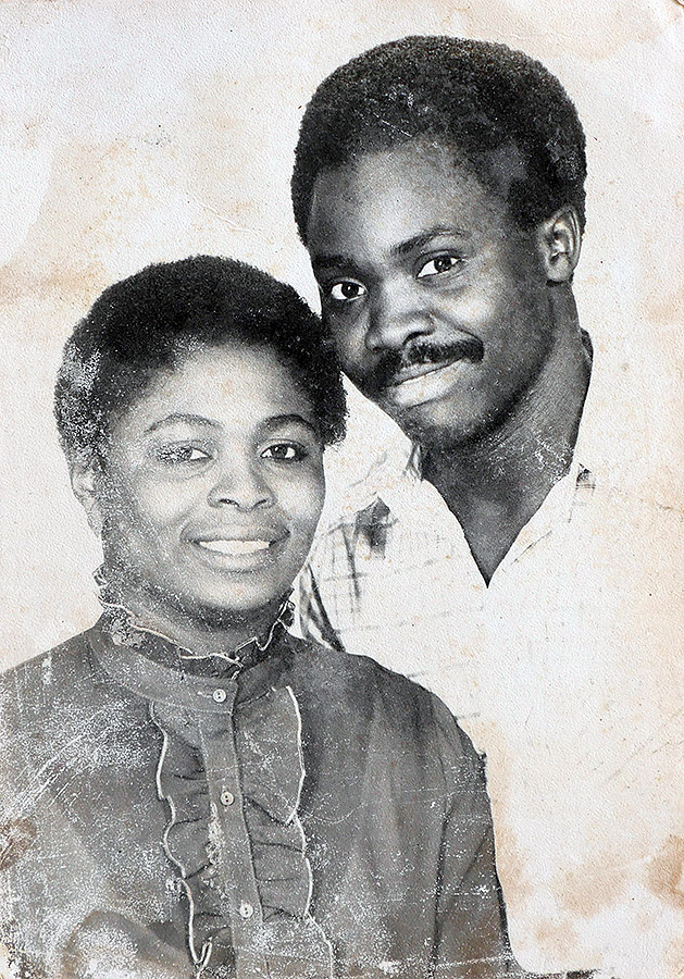 Amissina Namagere Selemane und Antonio, Hoyerswerda ~1986