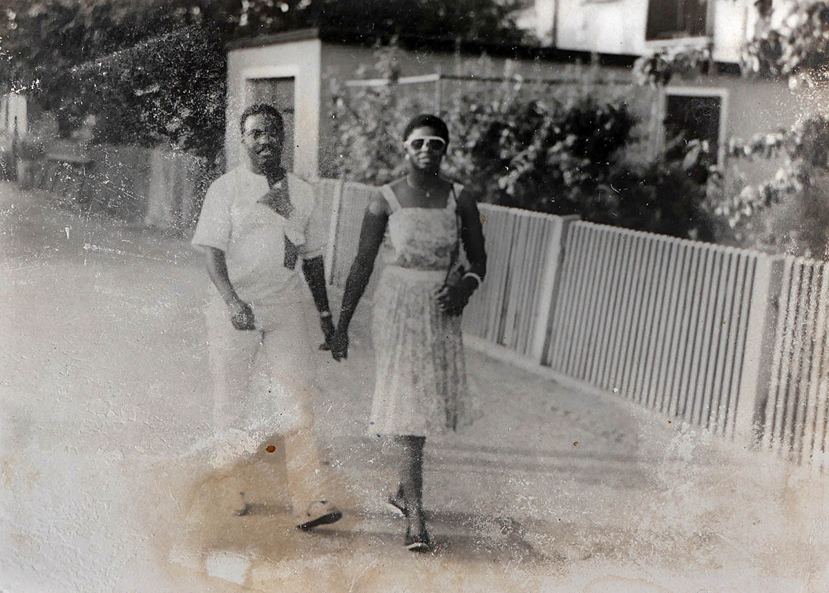 Amissina Namagere Selemane und Antonio, Hoyerswerda ~1986