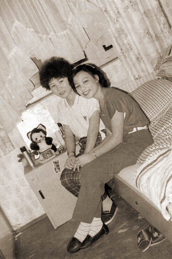 Trần Thanh Hương (rechts), Apolda im Januar 1988
