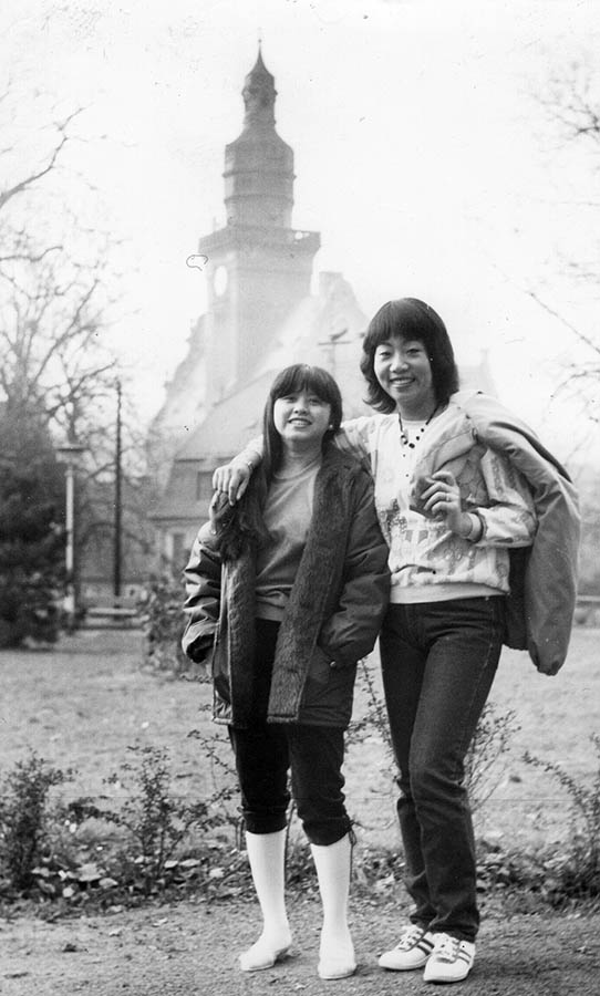 Vu Thanh Diep (rechts), Werdau 1987