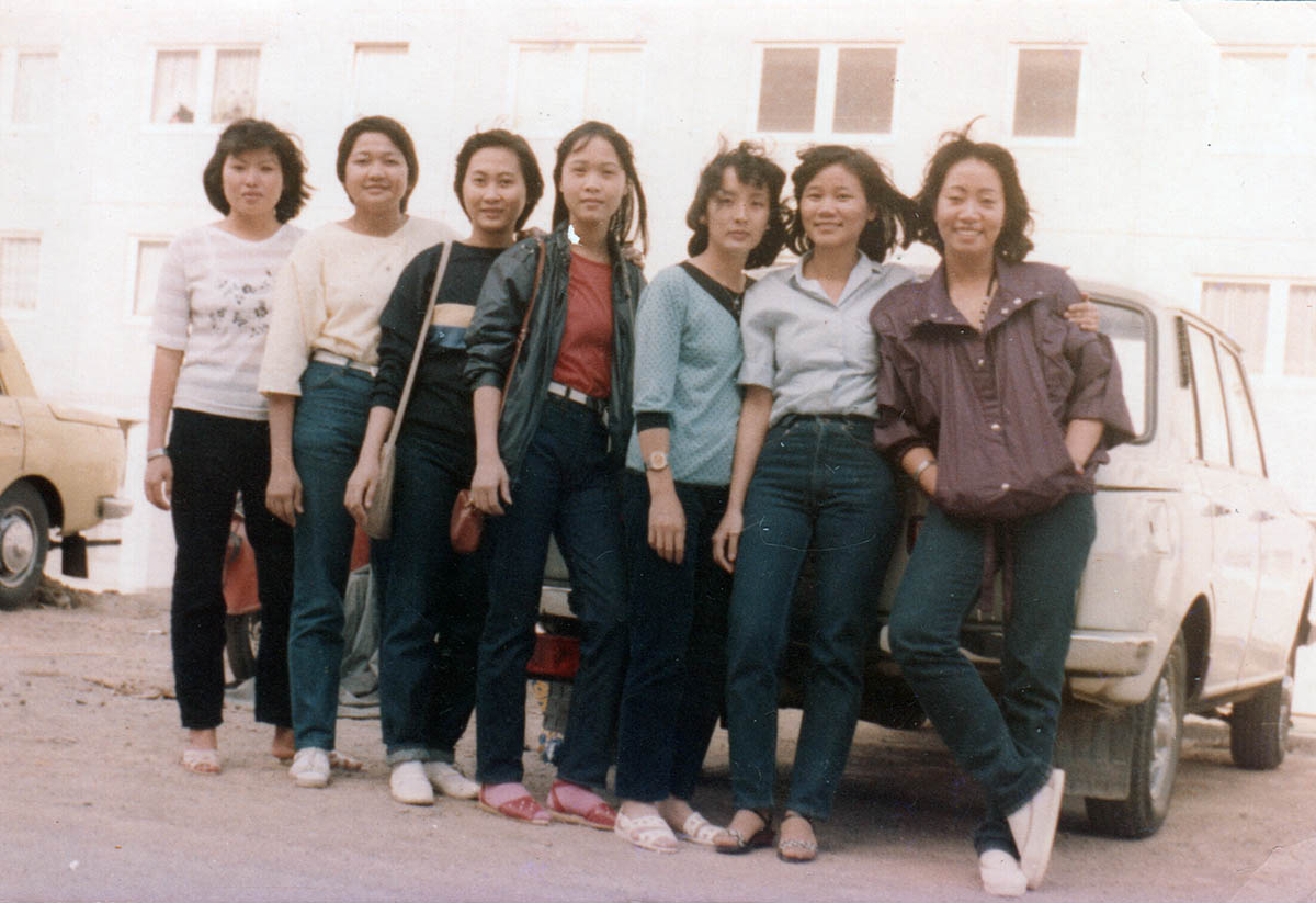 Vu Thanh Diep, (rechts), Werdau 1988