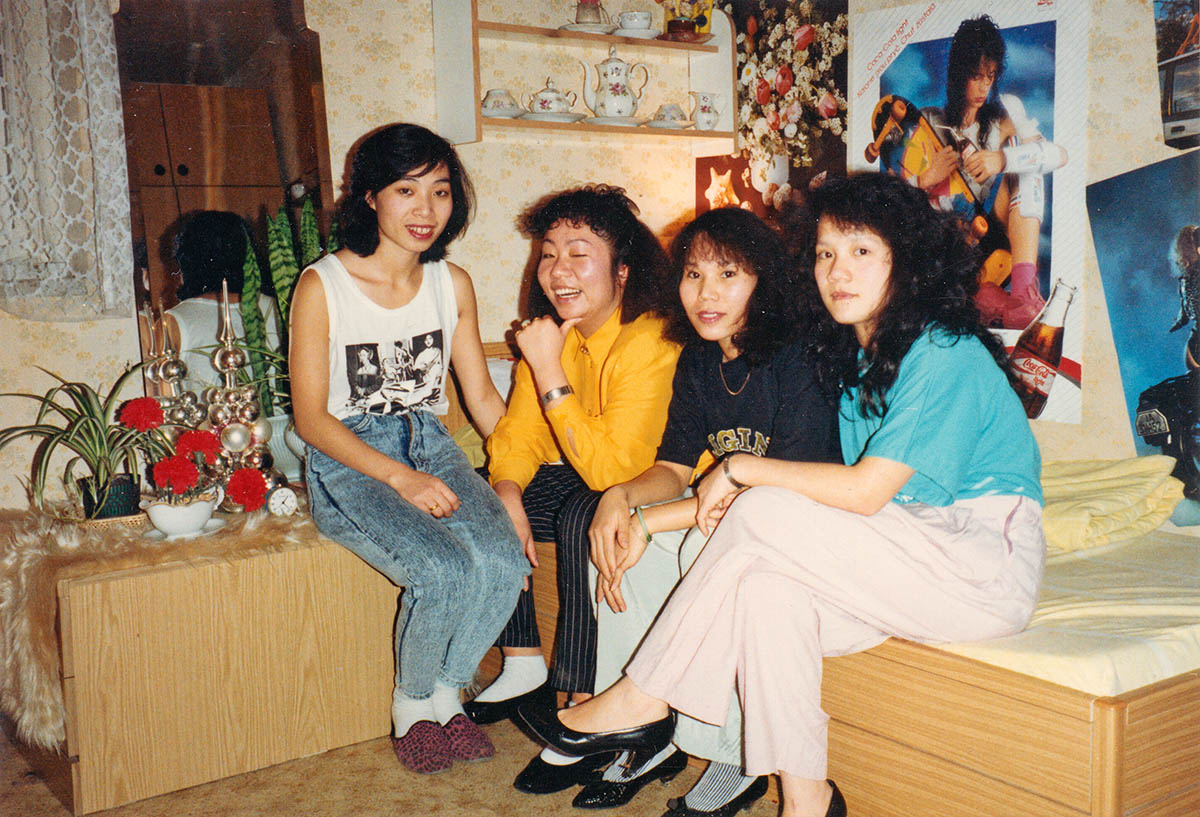 Vu Thanh Diep (Zweite, v.l.n.r.), Werdau 1990