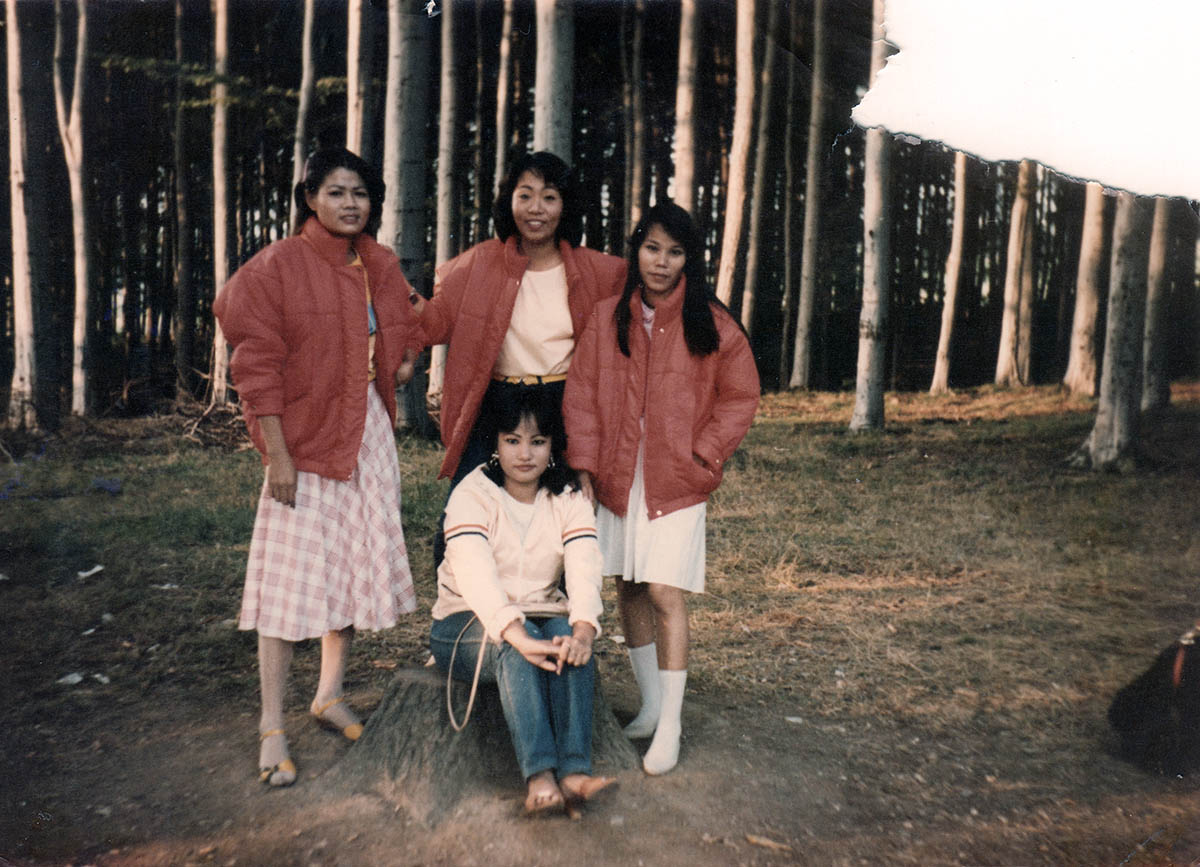 Vu Thanh Diep (Zweite v.l.n.r.), Werdau 1988
