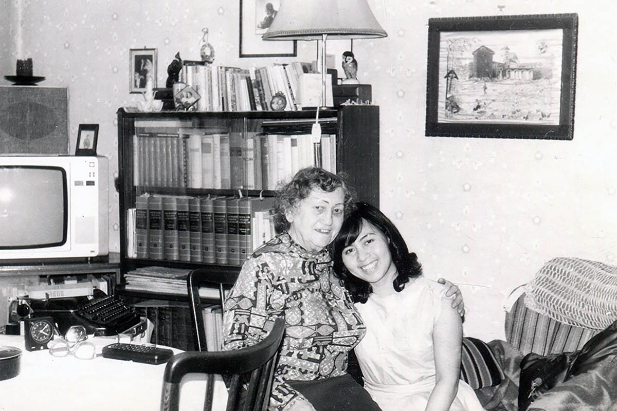 Trần Thị Thu Hương und Elli Zimmermann, Merseburg 1988