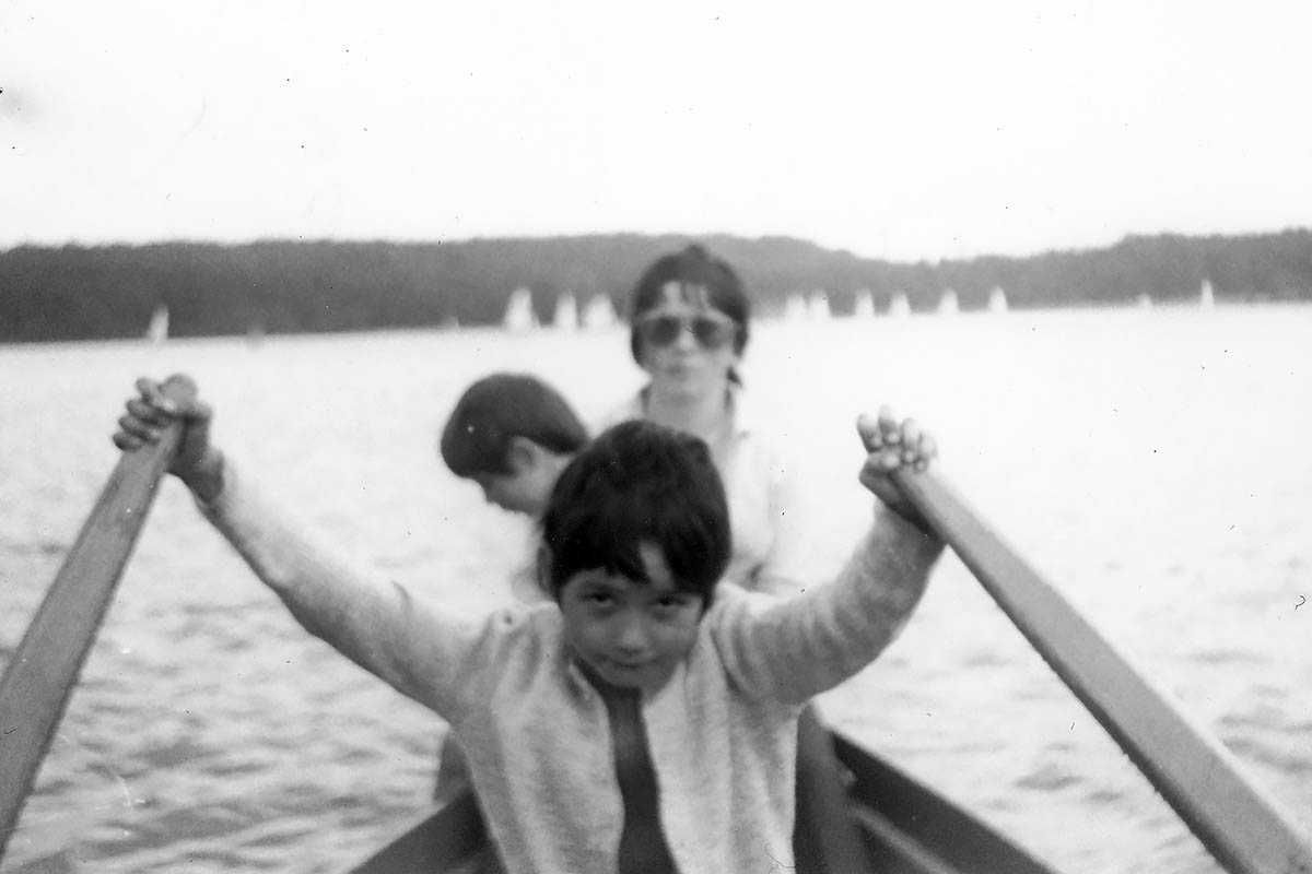 Danilo Starosta, Bruder und Mutter, Helenesee ~ 1976