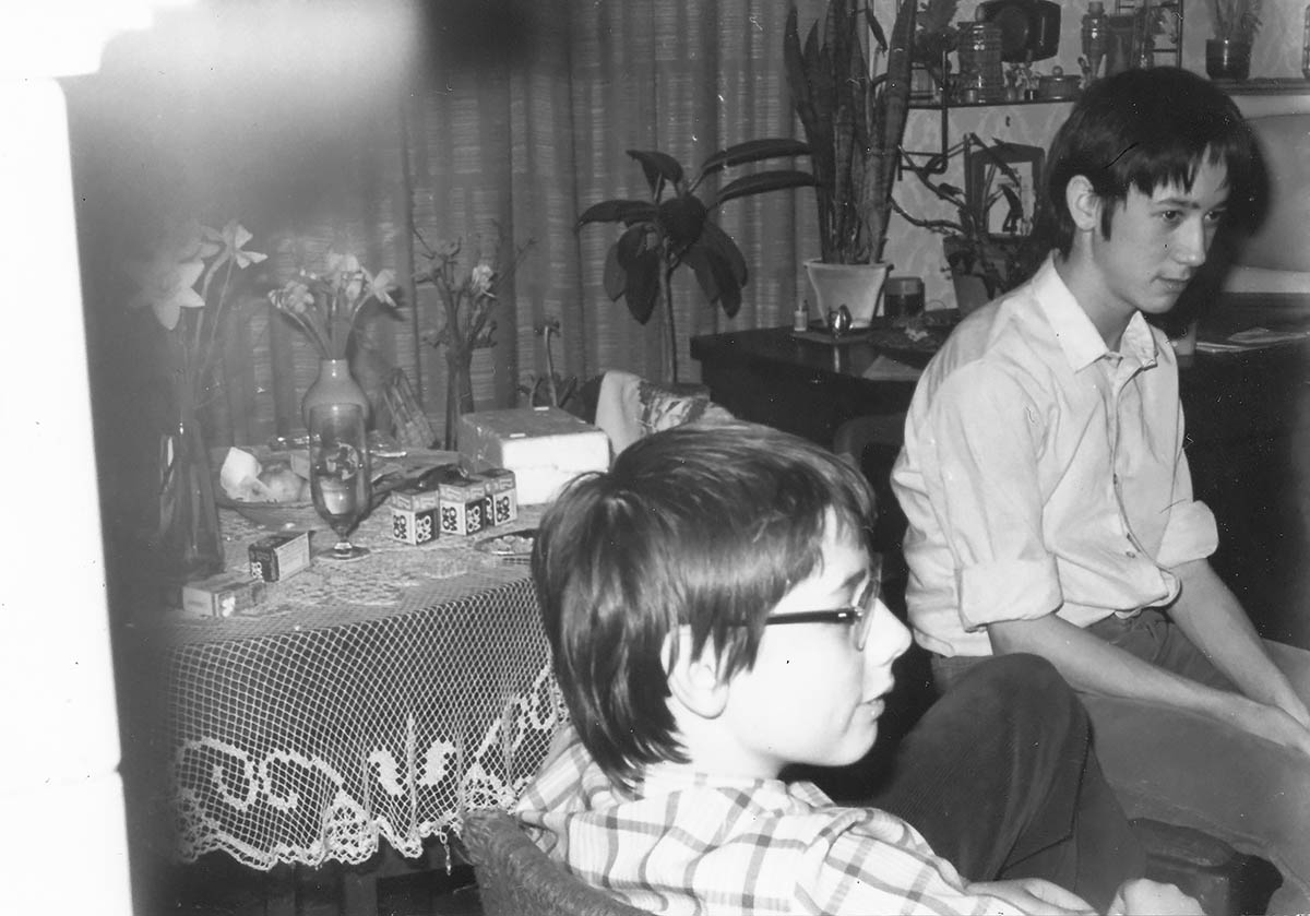 Danilo Starosta mit Bruder, Freital ~1978