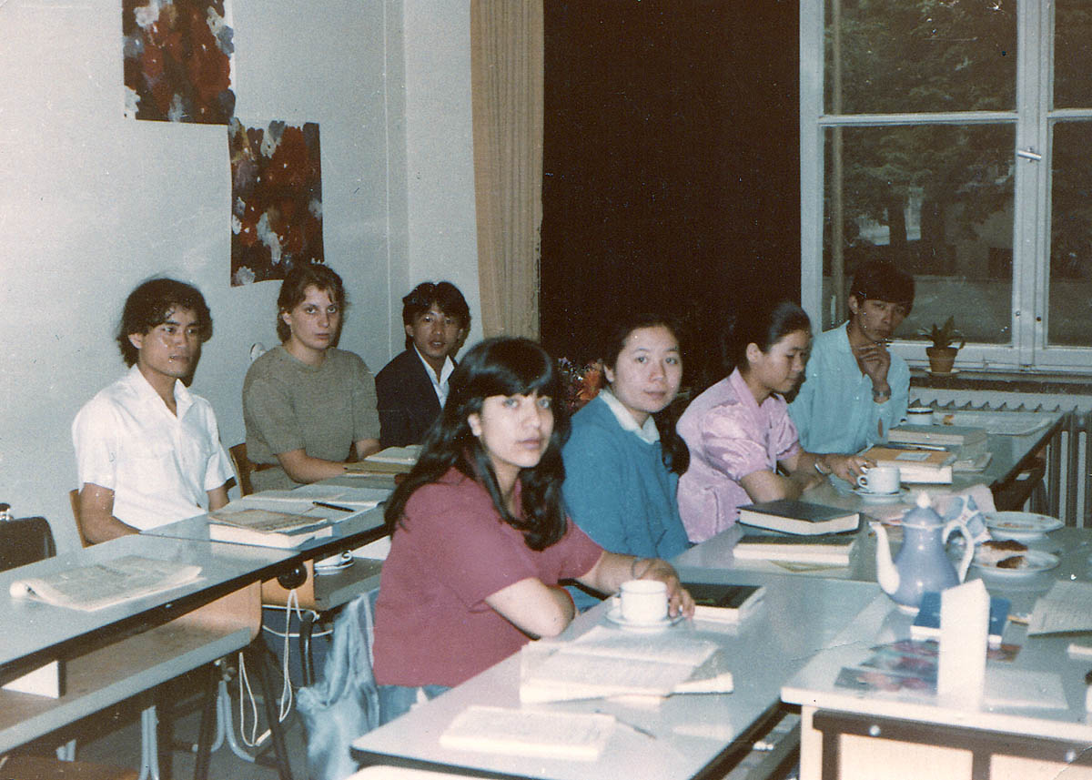 Im Herder-Institut, Leipzig 1988