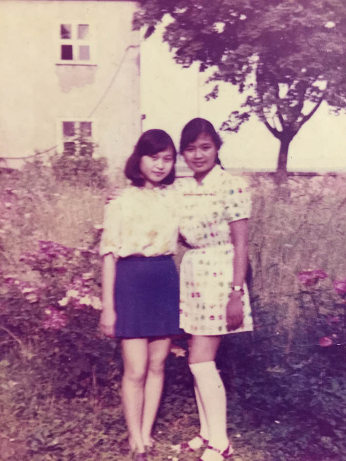Phạm Thanh Hà (rechts), Gotha 1975